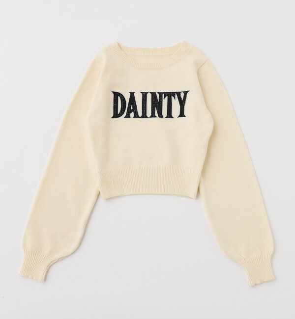  「キラキラロゴ入りアソートニット」|ニット・セーター|