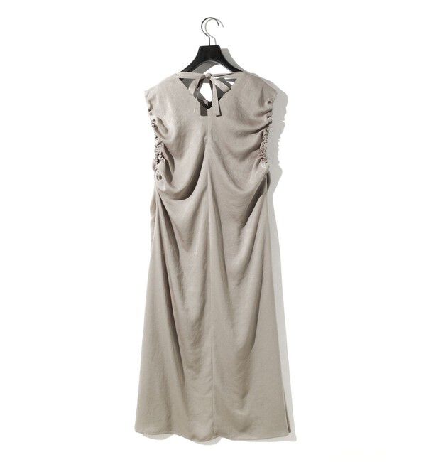 MIDIUMISOLID「MIDIUMISOLID for Ladies ランダムシャーリングワンピース」|ワンピース|