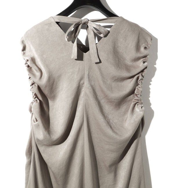 MIDIUMISOLID「MIDIUMISOLID for Ladies ランダムシャーリングワンピース」|ワンピース|