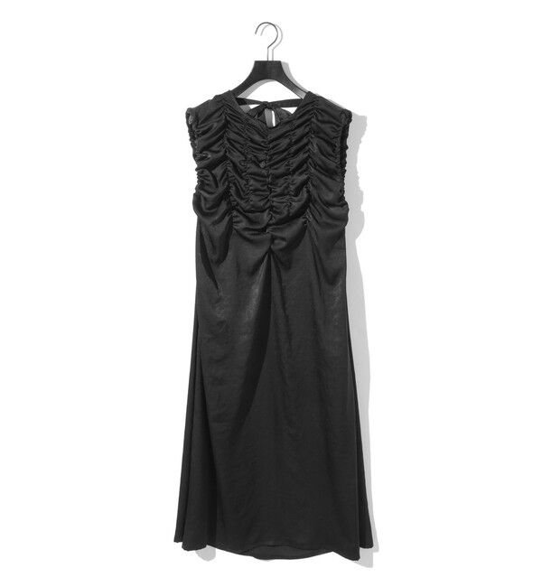 MIDIUMISOLID「MIDIUMISOLID for Ladies ランダムシャーリングワンピース」|ワンピース|