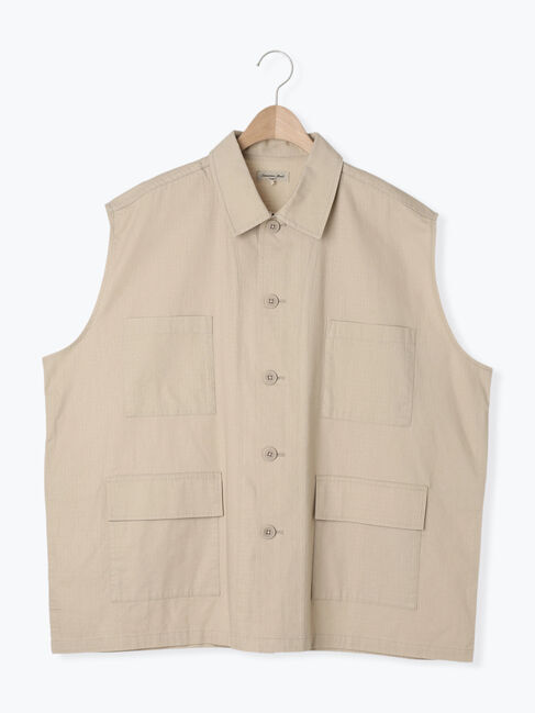 Samansa Mos2「ミリタリーベスト」|ダウンベスト・ベスト|