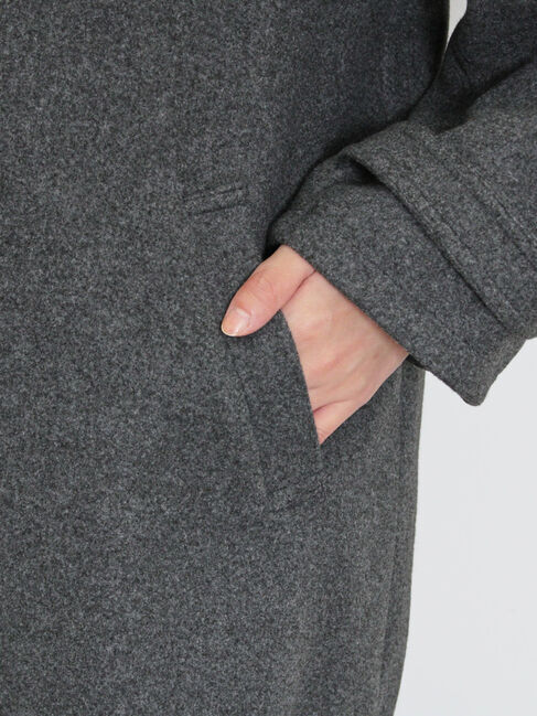 Samansa Mos2「ウーリーライクミドル丈クルーネックコート」|その他|