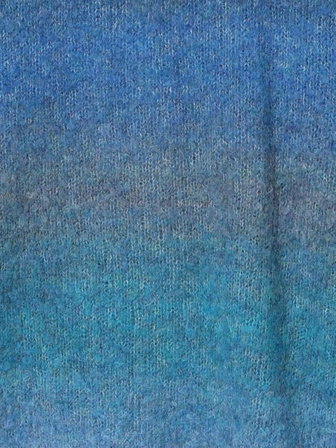 Samansa Mos2「グラデーションブークレミドル丈Vネックカーディガン」|カーディガン|