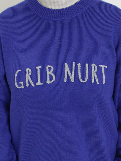 Samansa Mos2「◎レタリング配色ニット」|ニット・セーター|