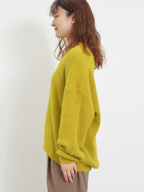 Samansa Mos2「◎シャギーキーネックニット」|ニット・セーター|