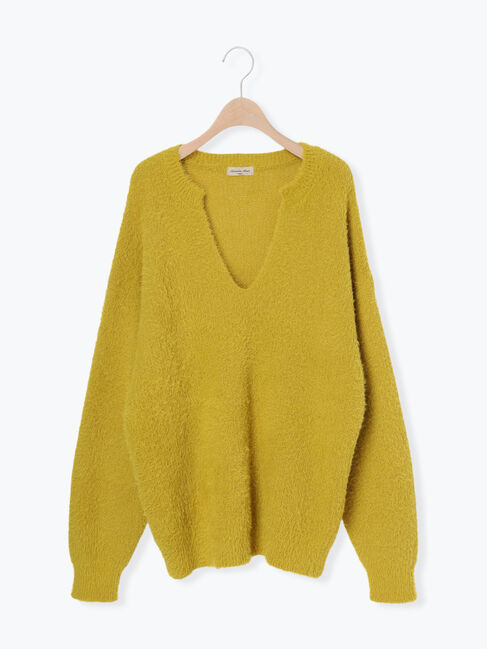 Samansa Mos2「◎シャギーキーネックニット」|ニット・セーター|