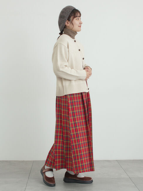 Samansa Mos2「【帯電防止裏地】柄アソートプリーツスカート」|スカート|