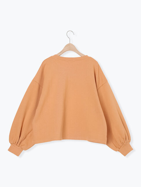 Samansa Mos2「クロスステッチフラワー刺繍スウェット」|Tシャツ・カットソー|