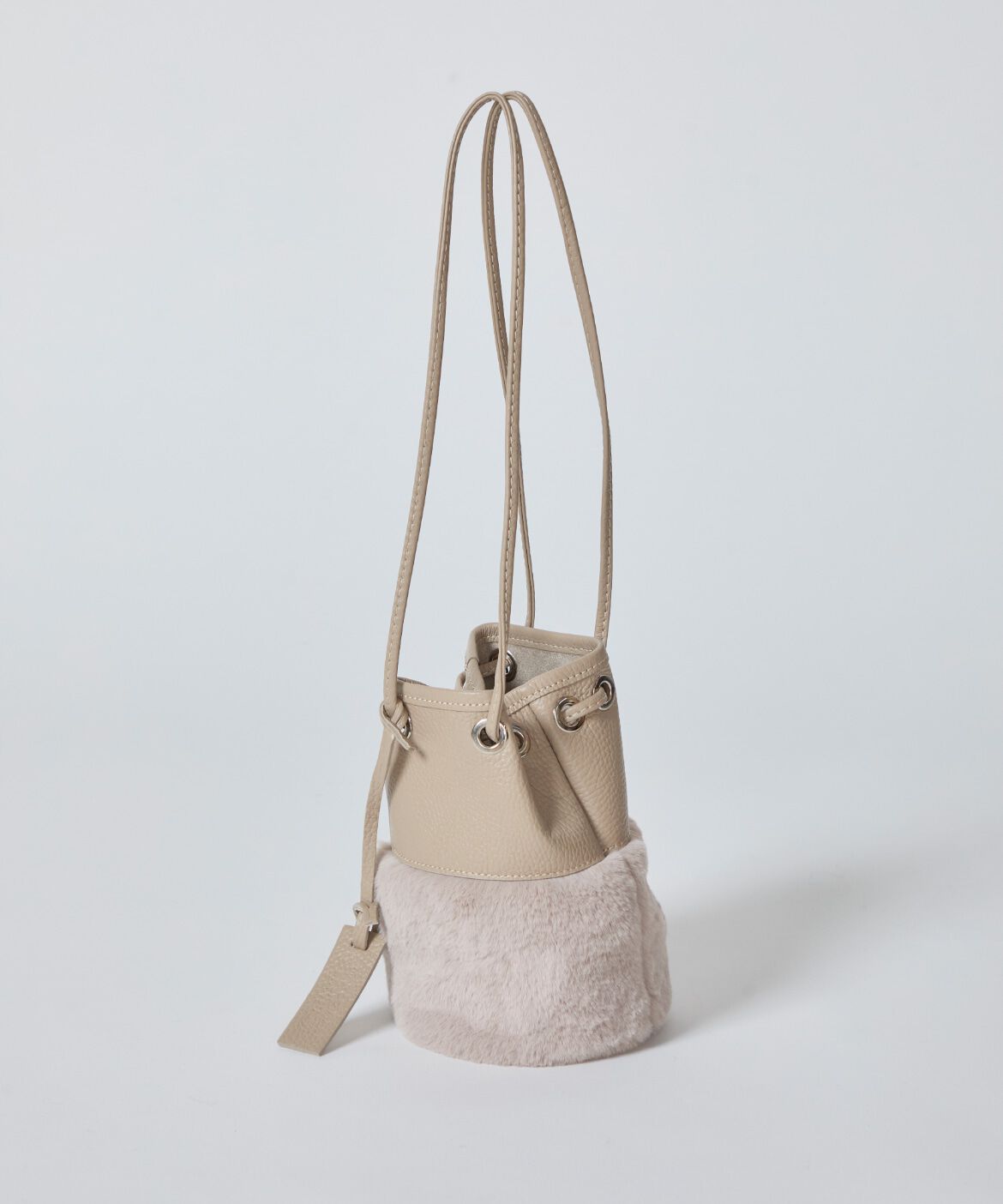 INED「《SUPERIOR CLOSET》巾着ショルダーファーバック《MARCO MASI》」|ショルダー・メッセンジャー|