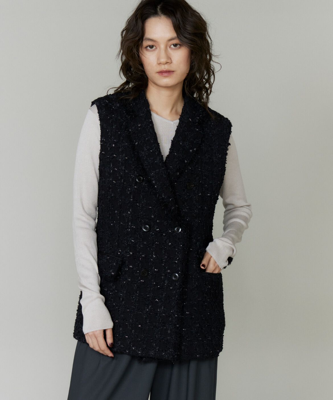 la veille by SUPERIOR CLOSET「LINTONテーラードジレ」|その他|