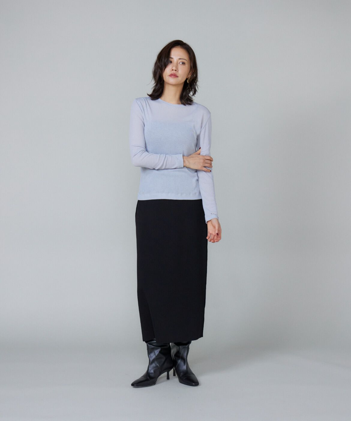 Le Souk「《大きいサイズ》シアーテレコロンT」|Tシャツ・カットソー|