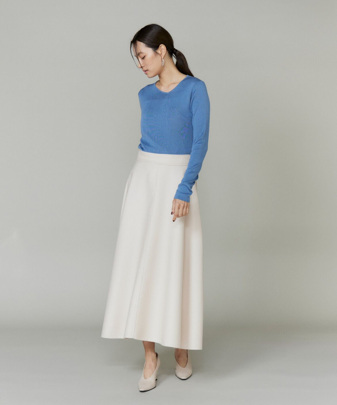 la veille by SUPERIOR CLOSET「シルクリブプルオーバー」|ニット・セーター|