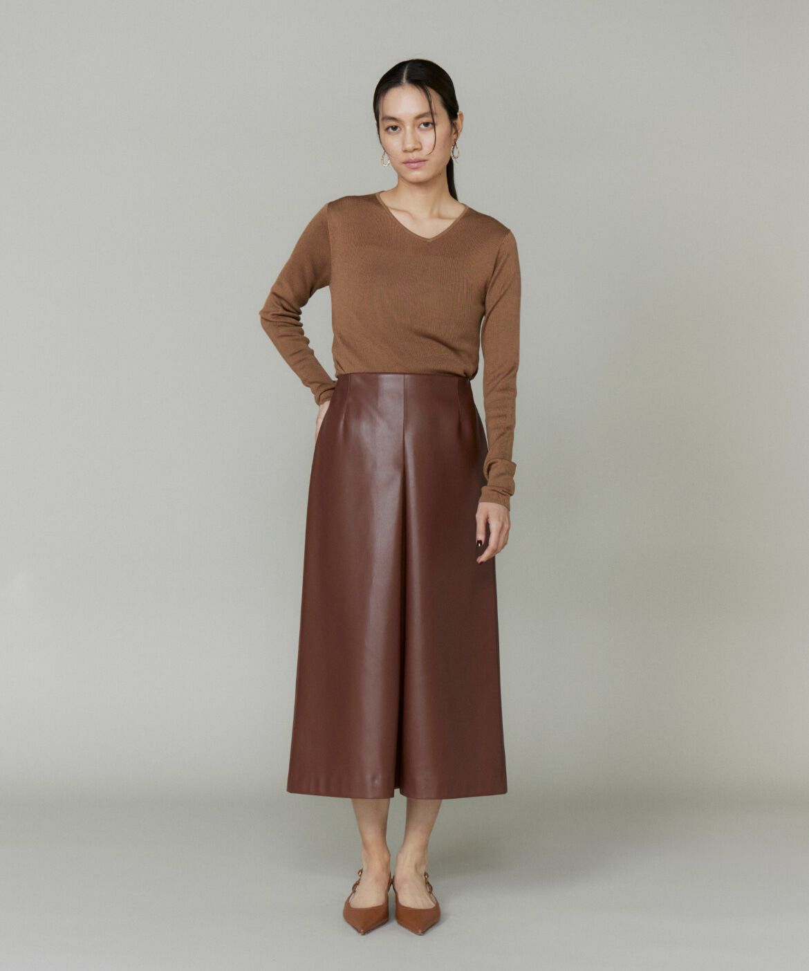 la veille by SUPERIOR CLOSET「シルクリブプルオーバー」|ニット・セーター|