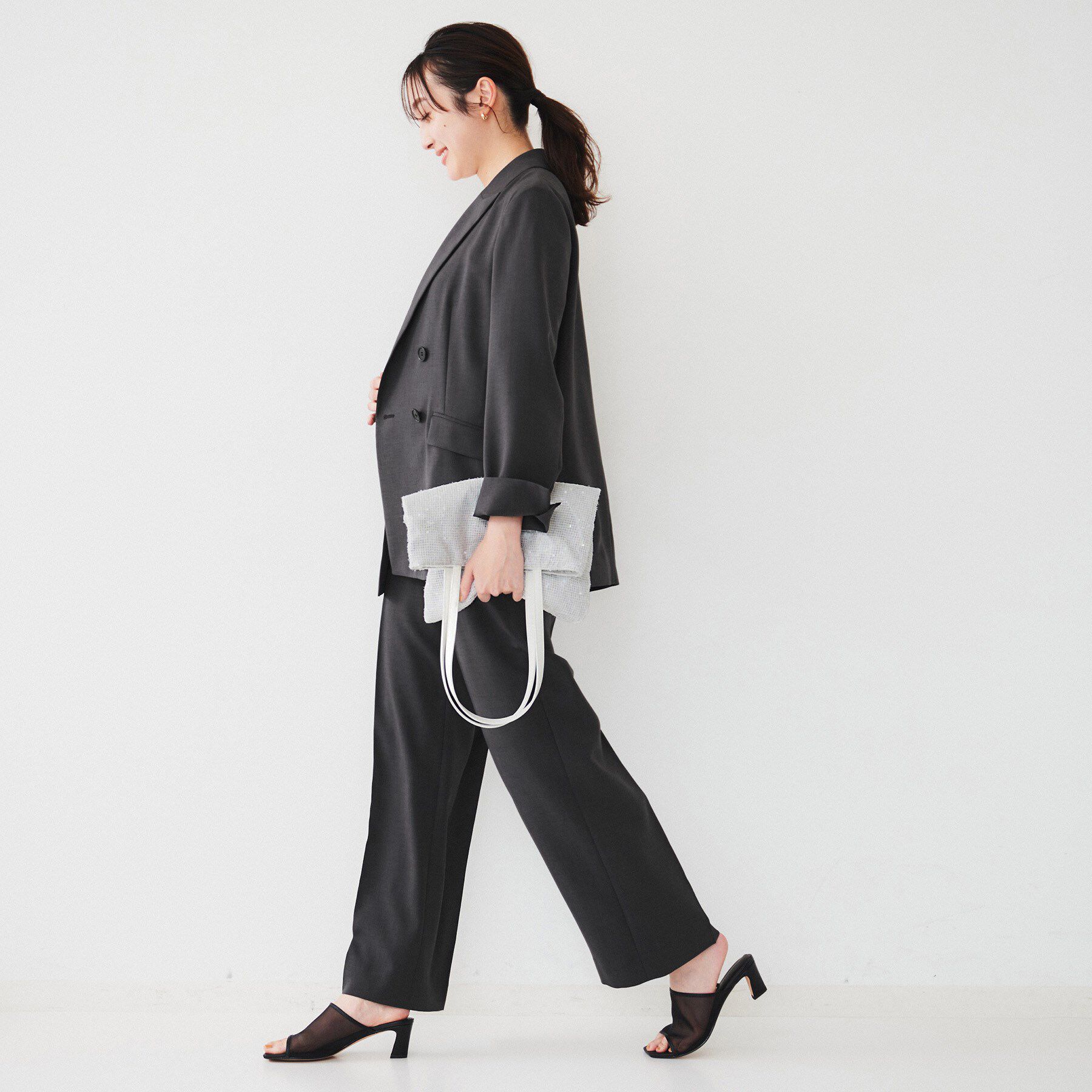 UNTITLED「スパンコールメッシュトート」|トートバッグ|