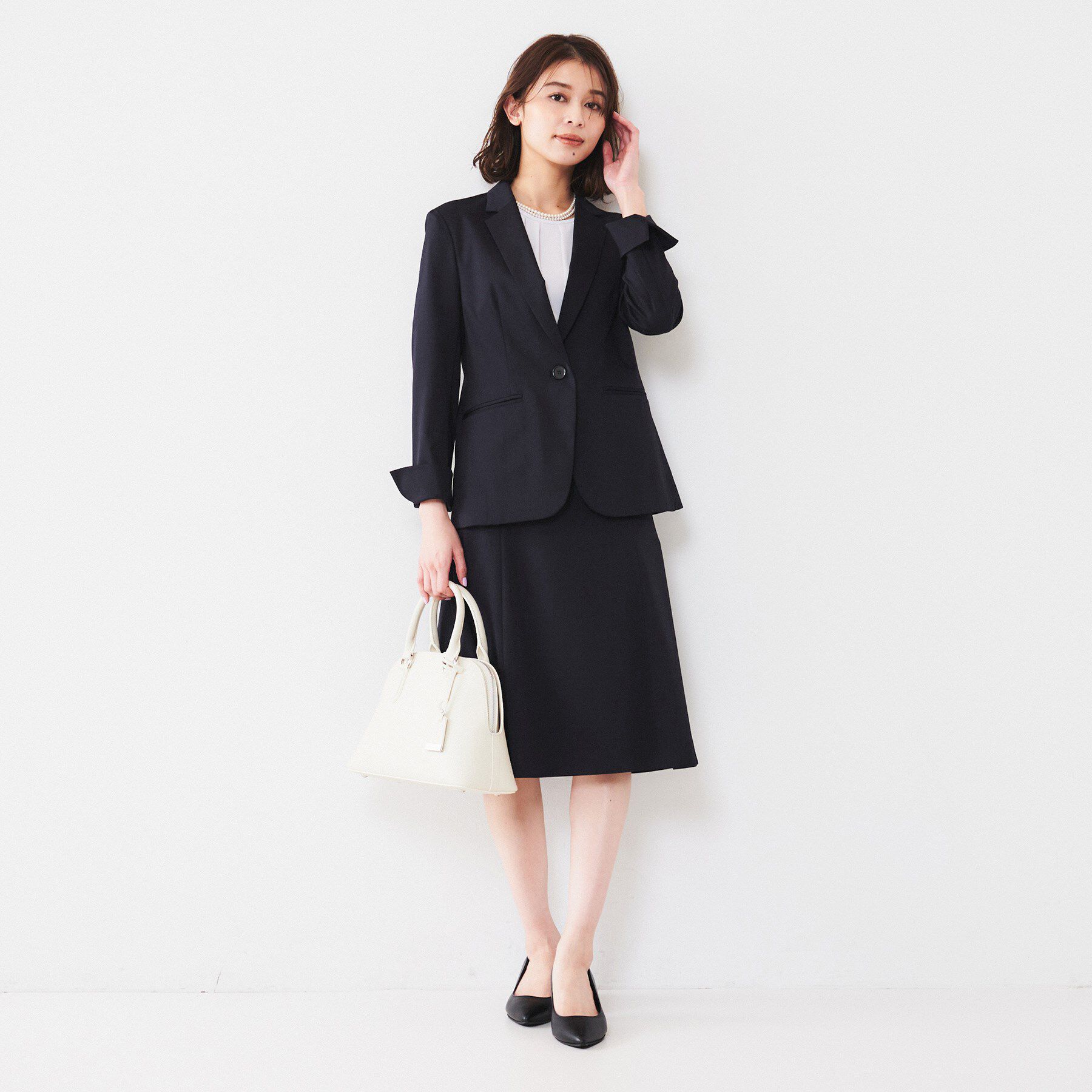 UNTITLED「【通勤スーツ】コットン混ジャージ テーラードジャケット」|テーラードジャケット|