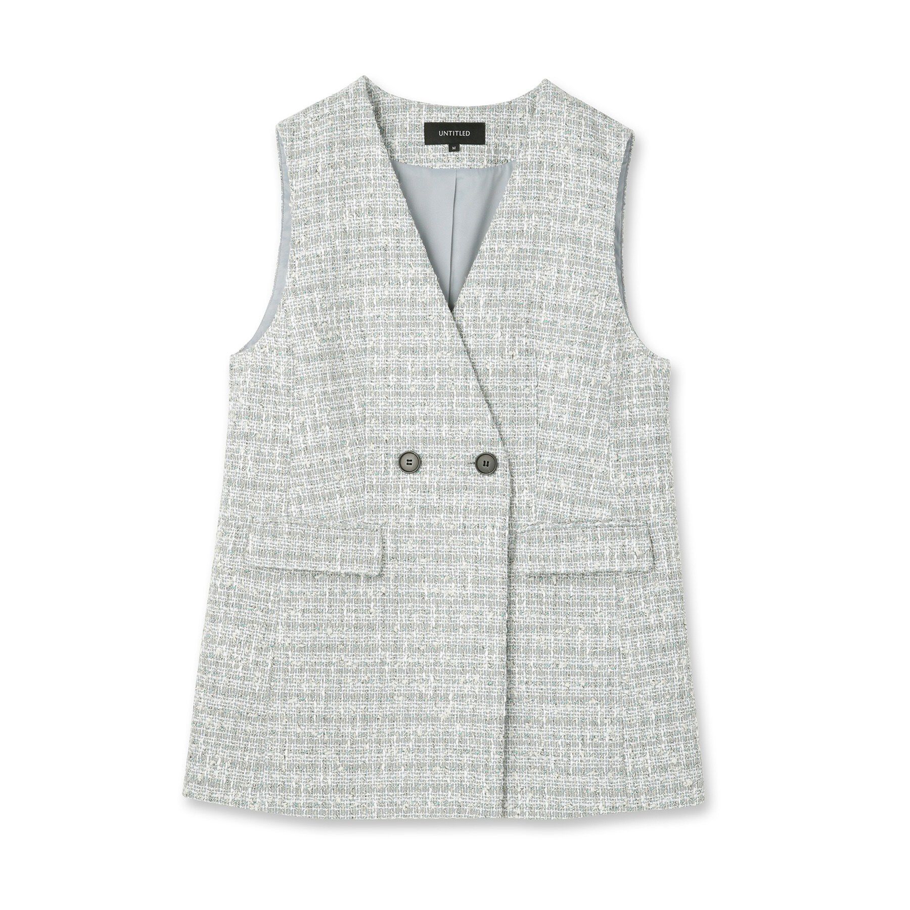 UNTITLED「ツイードカラーレスジレ」|ブルゾン・スタジャン|