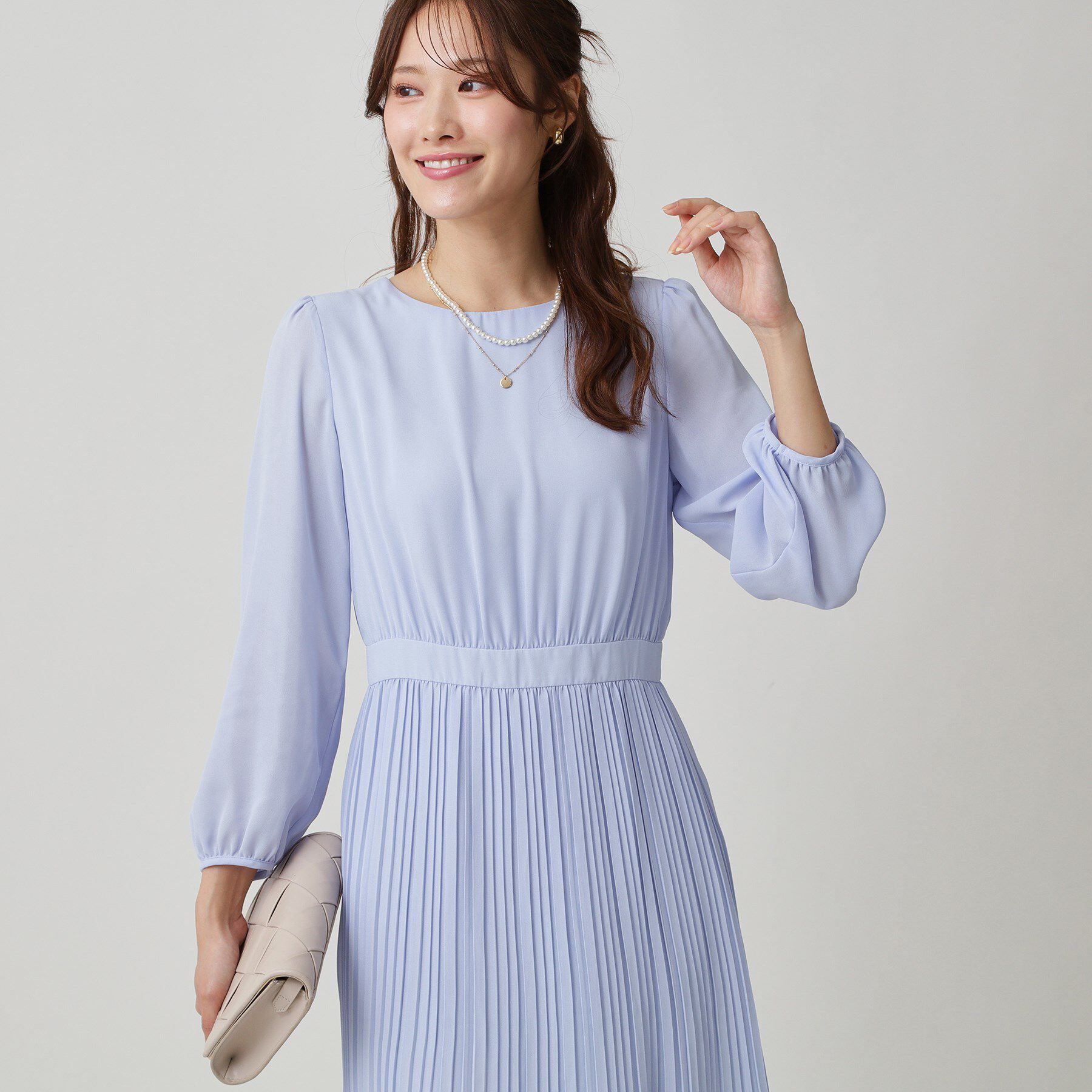 COUP DE CHANCE「【洗える/セレモニー】プリーツワンピース」|ワンピース|