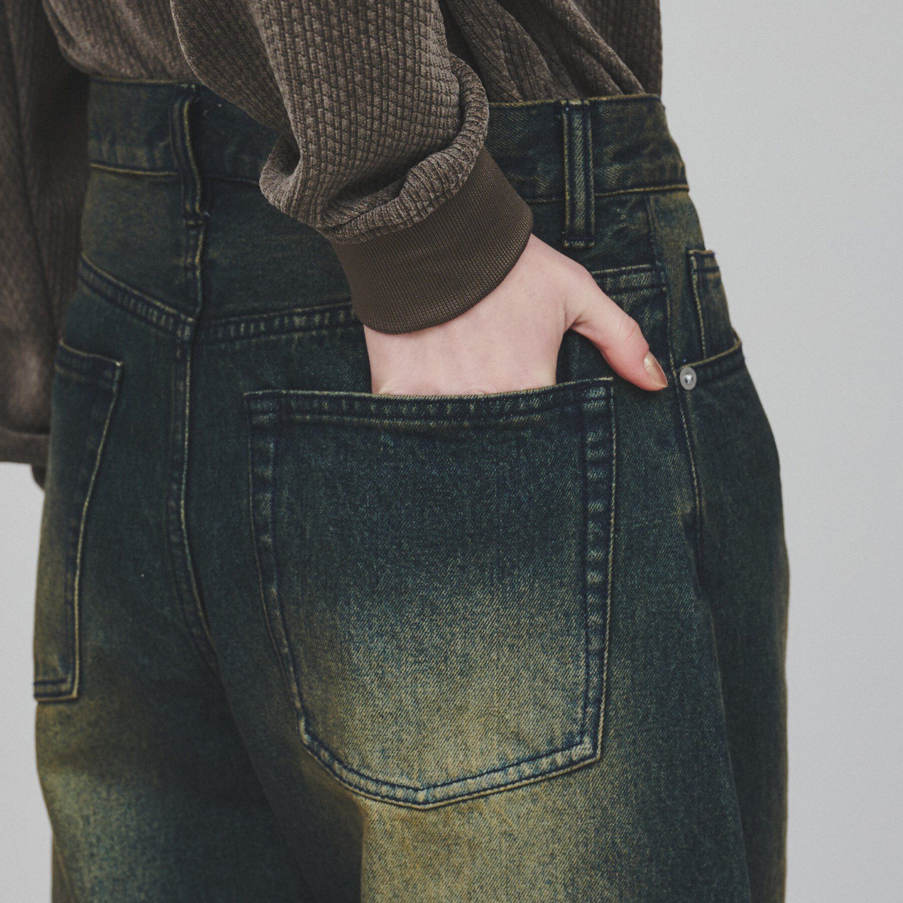 tk.TAKEO KIKUCHI「バレルデニムパンツ」|デニム|