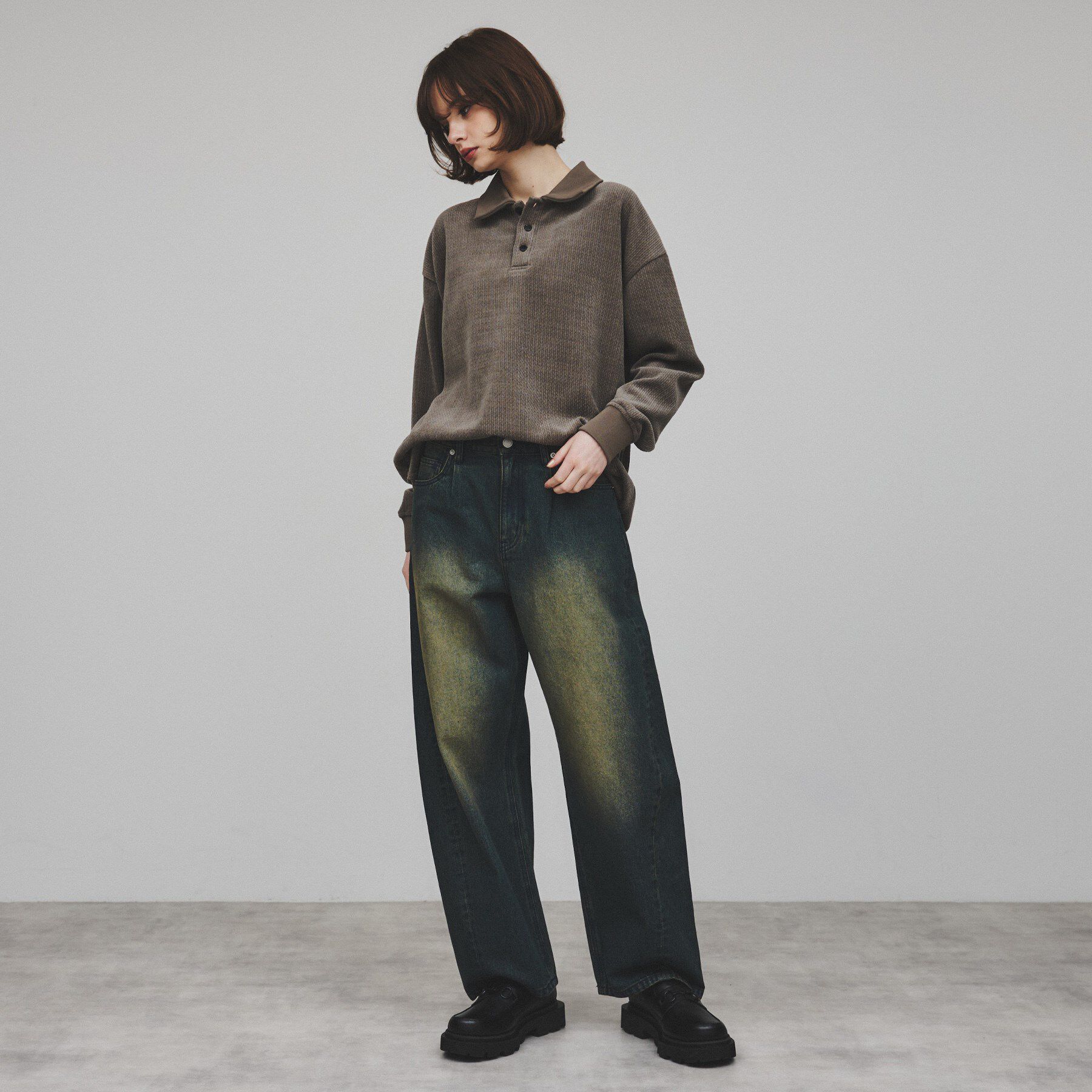 tk.TAKEO KIKUCHI「バレルデニムパンツ」|デニム|