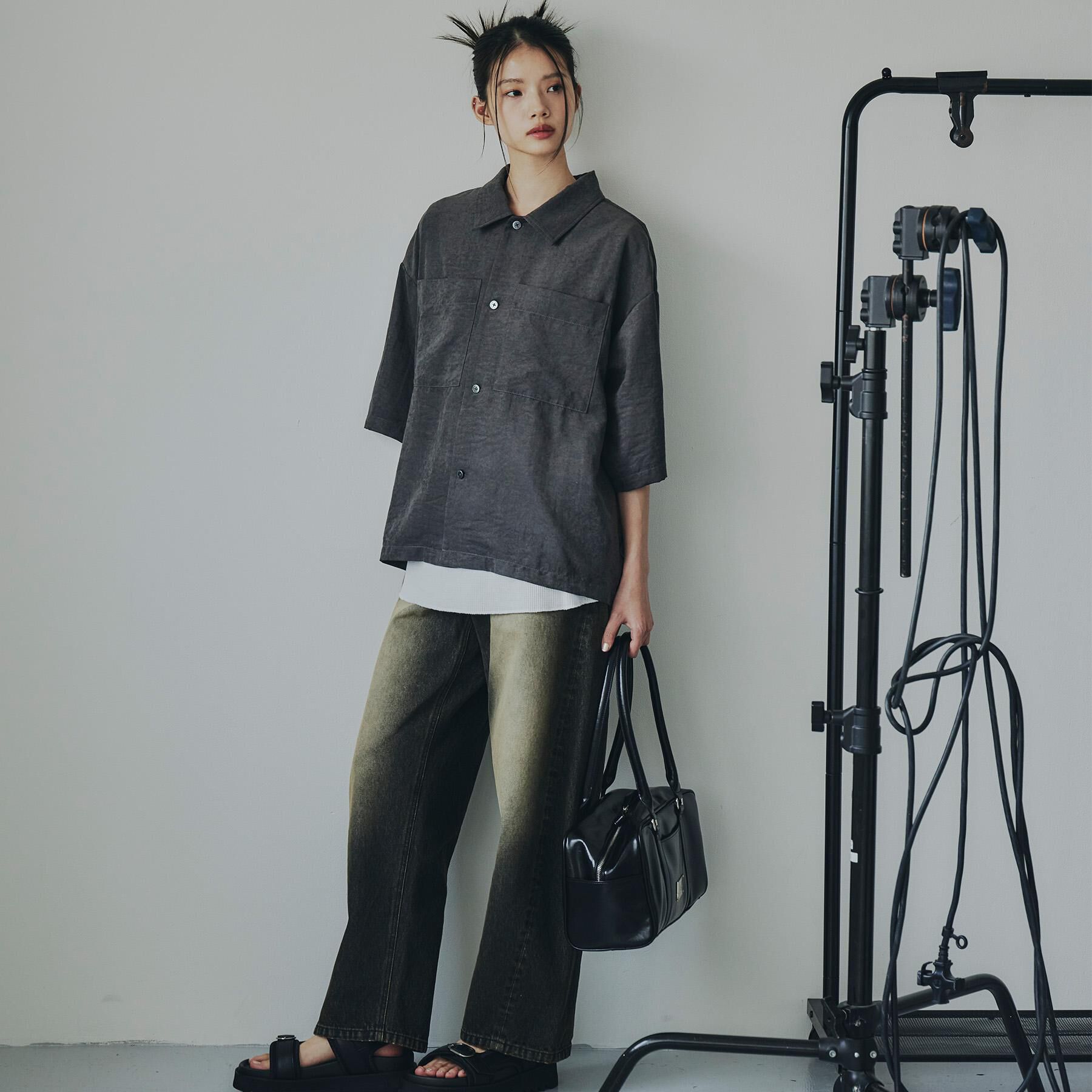 tk.TAKEO KIKUCHI「バレルデニムパンツ」|デニム|