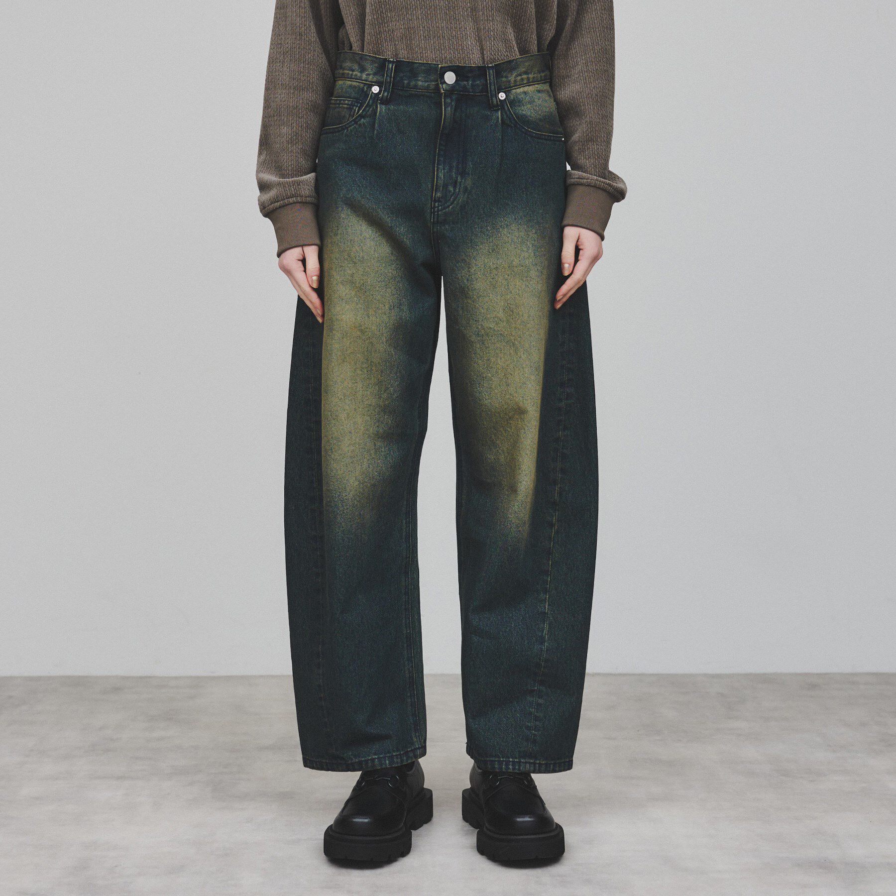 tk.TAKEO KIKUCHI「バレルデニムパンツ」|デニム|