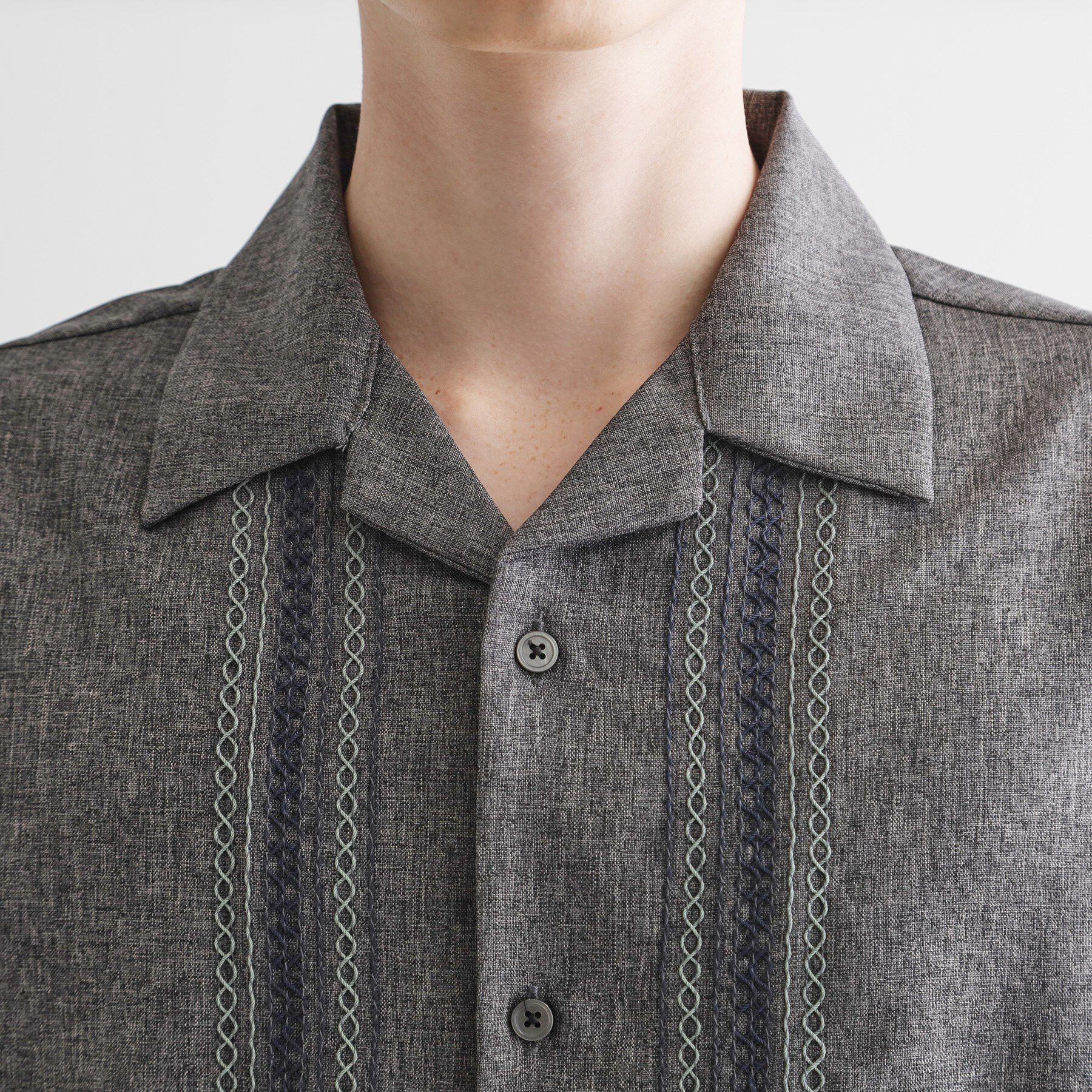 tk.TAKEO KIKUCHI「コード刺繍シャツ」|シャツ・ブラウス|