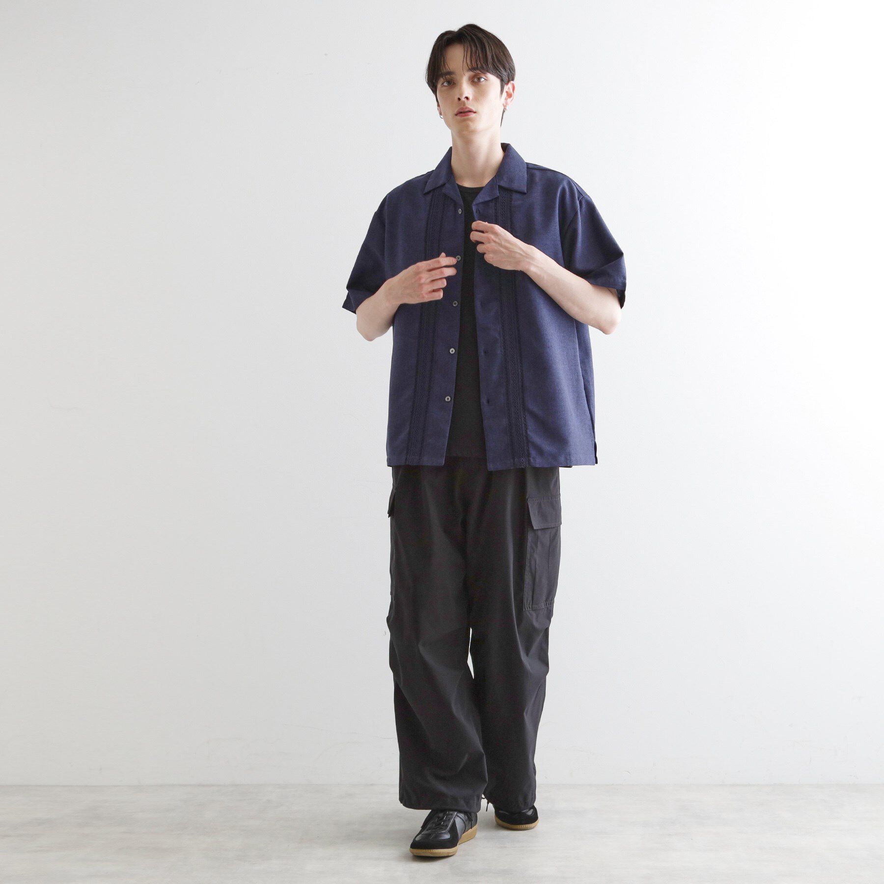 tk.TAKEO KIKUCHI「コード刺繍シャツ」|シャツ・ブラウス|