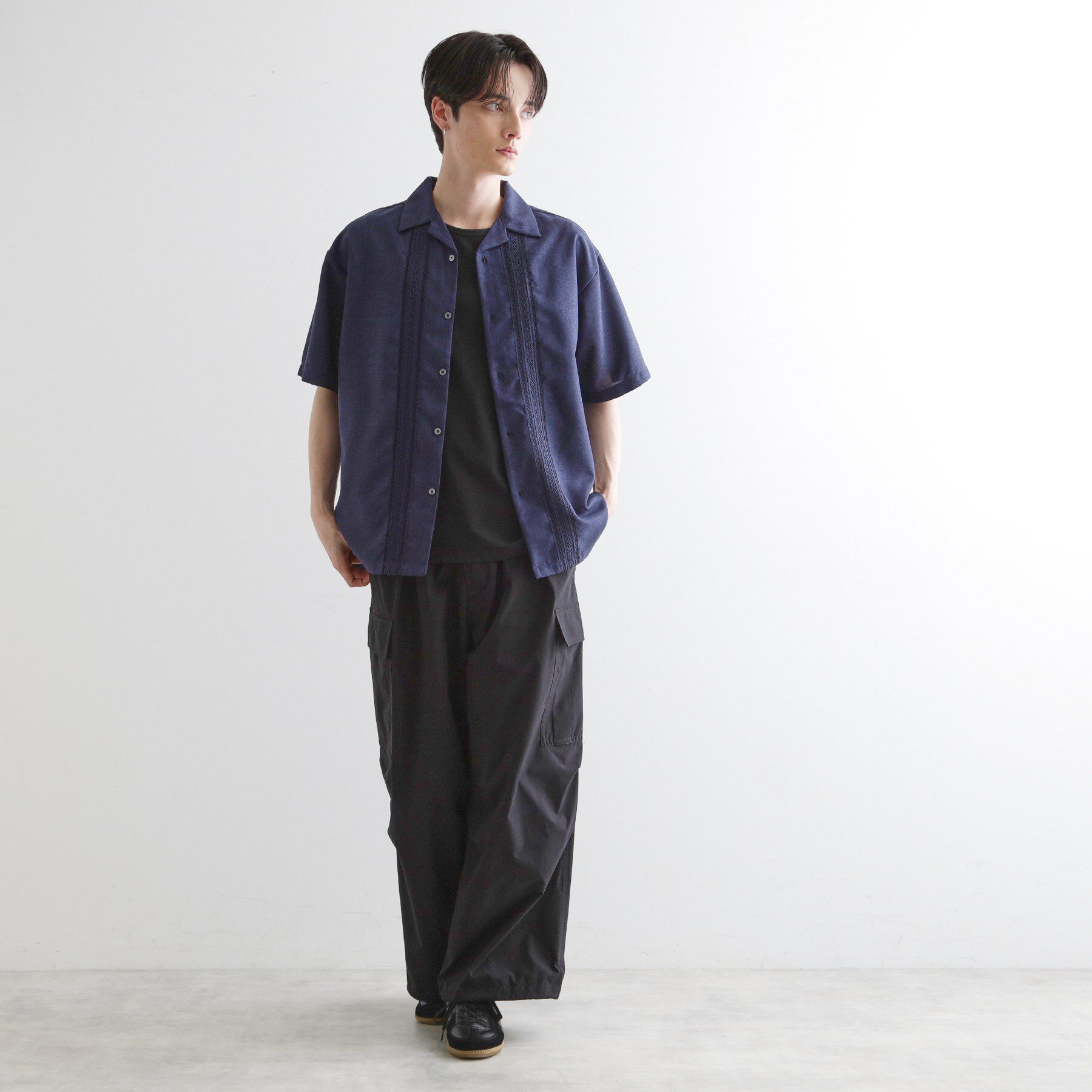 tk.TAKEO KIKUCHI「コード刺繍シャツ」|シャツ・ブラウス|