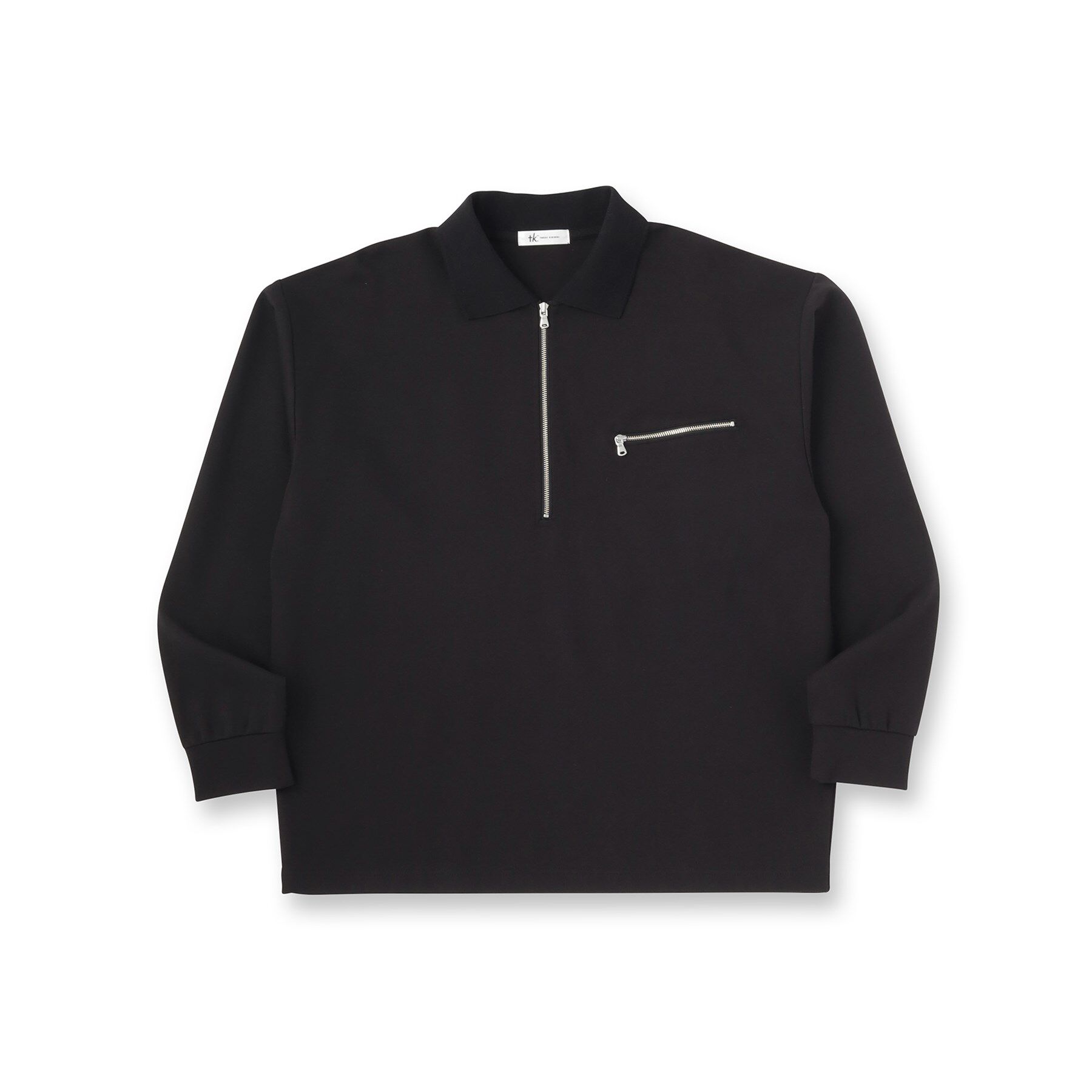 tk.TAKEO KIKUCHI「ポロ衿ハーフジップ」|ポロシャツ|