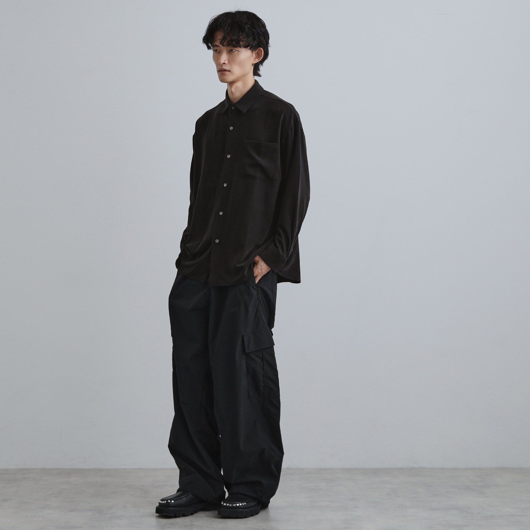 tk.TAKEO KIKUCHI「なめらかスウェードシャツ」|シャツ・ブラウス|