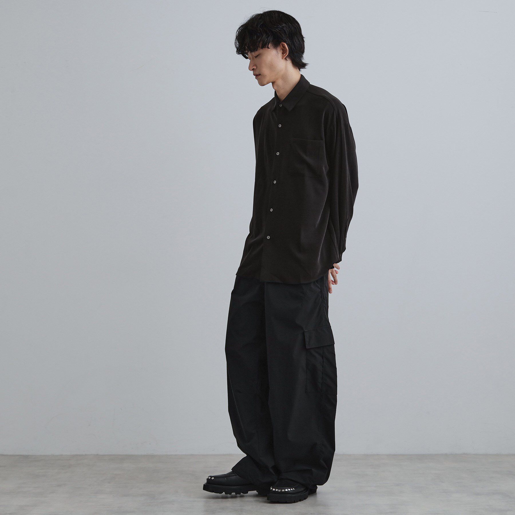 tk.TAKEO KIKUCHI「なめらかスウェードシャツ」|シャツ・ブラウス|