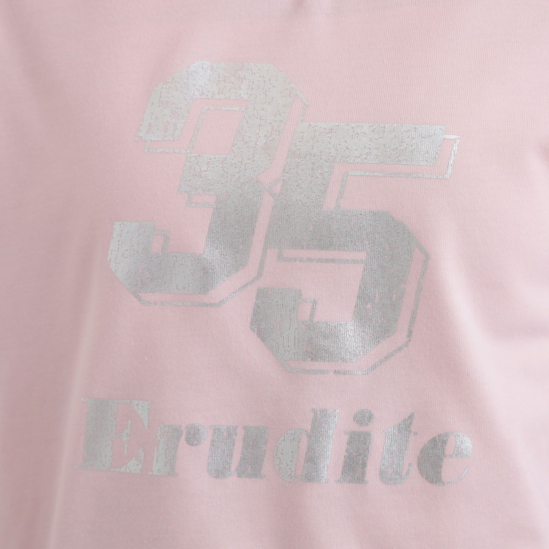 PINK-latte「衿付き箔ナンバーロンT」|Tシャツ・カットソー|