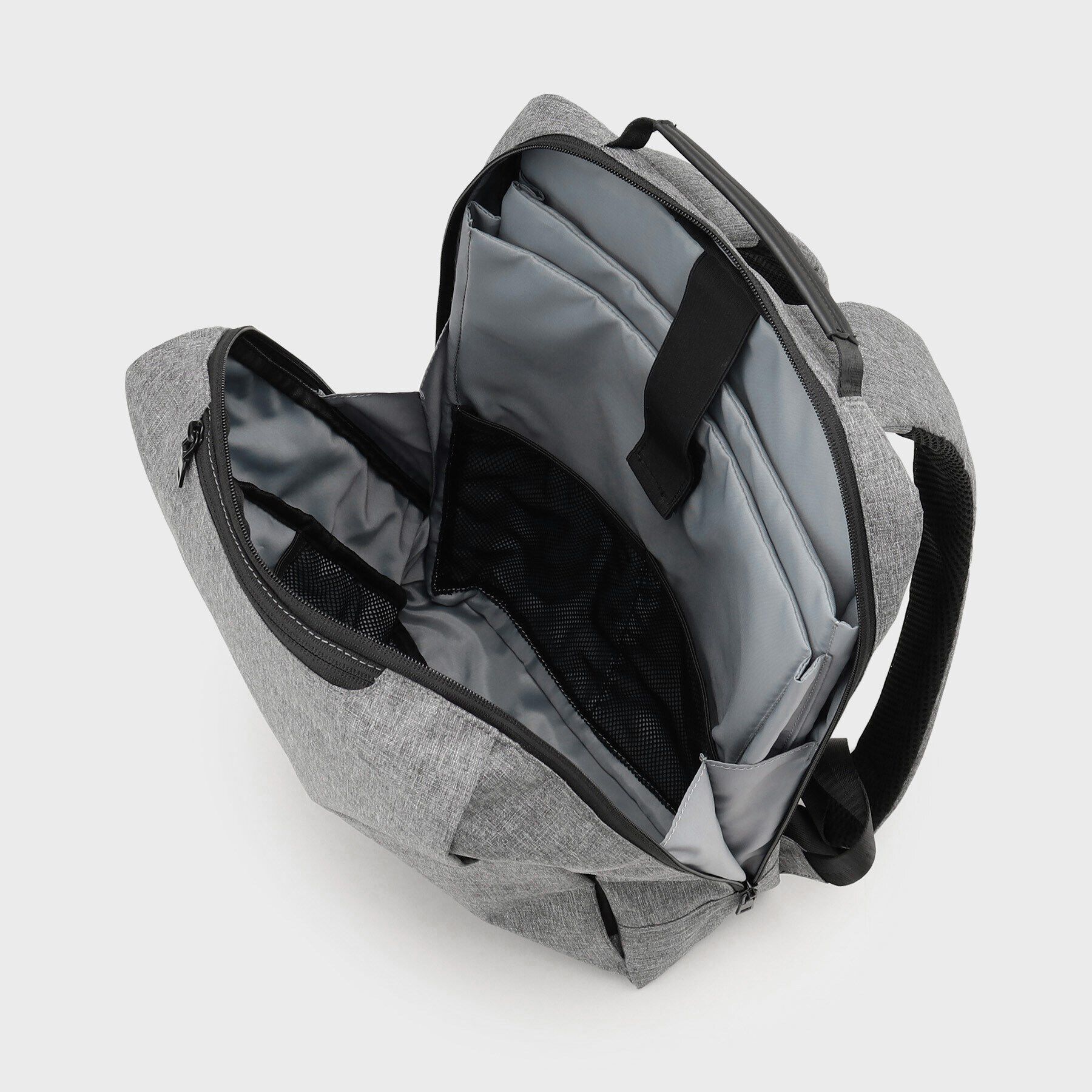 THE SHOP TK「【薄型/満員電車対応】10ポケット軽量バックパック ON・OFF兼用／PCポケット付き」|リュック|