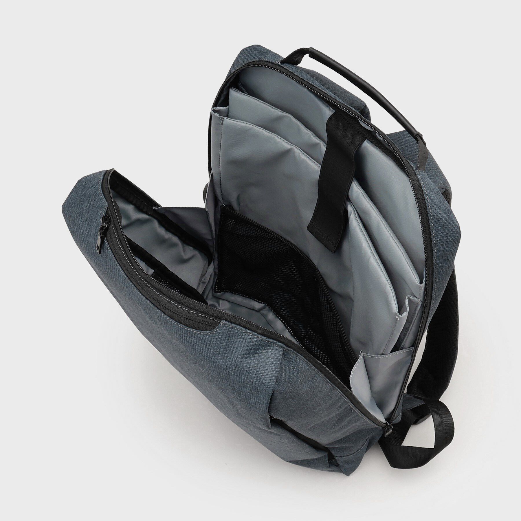 THE SHOP TK「【薄型/満員電車対応】10ポケット軽量バックパック ON・OFF兼用／PCポケット付き」|リュック|