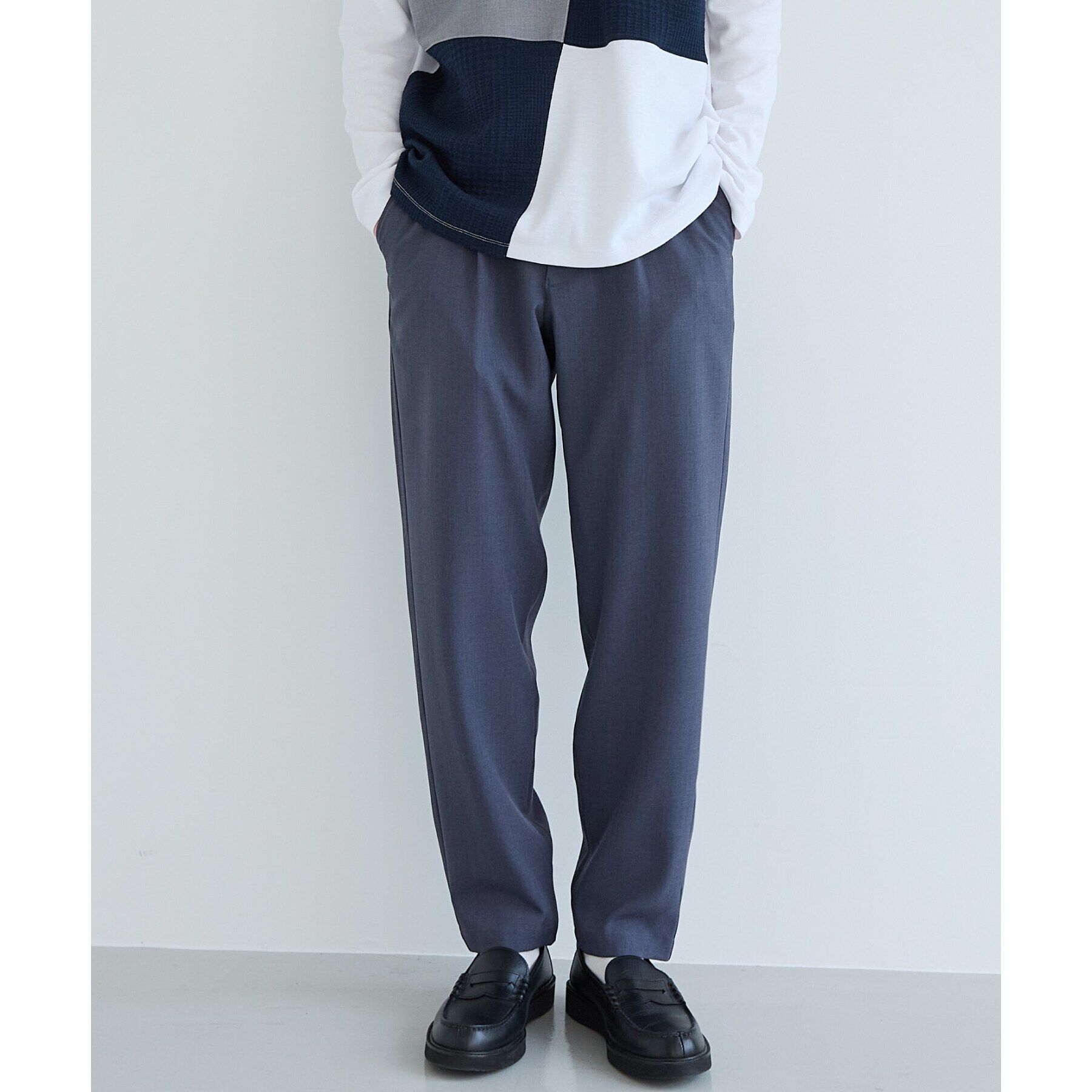 THE SHOP TK「【CAVIAN/キャビアン】リサイクルシャークスキンイージーパンツ セットアップ可」|その他|ブルー(093)