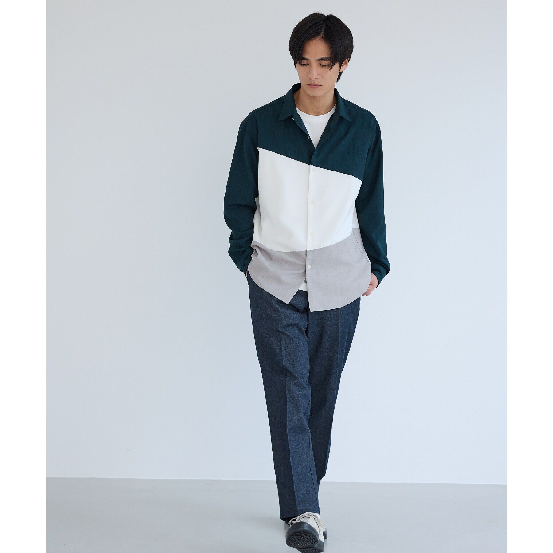 THE SHOP TK「ドライタッチ長袖シャツ」|シャツ・ブラウス|