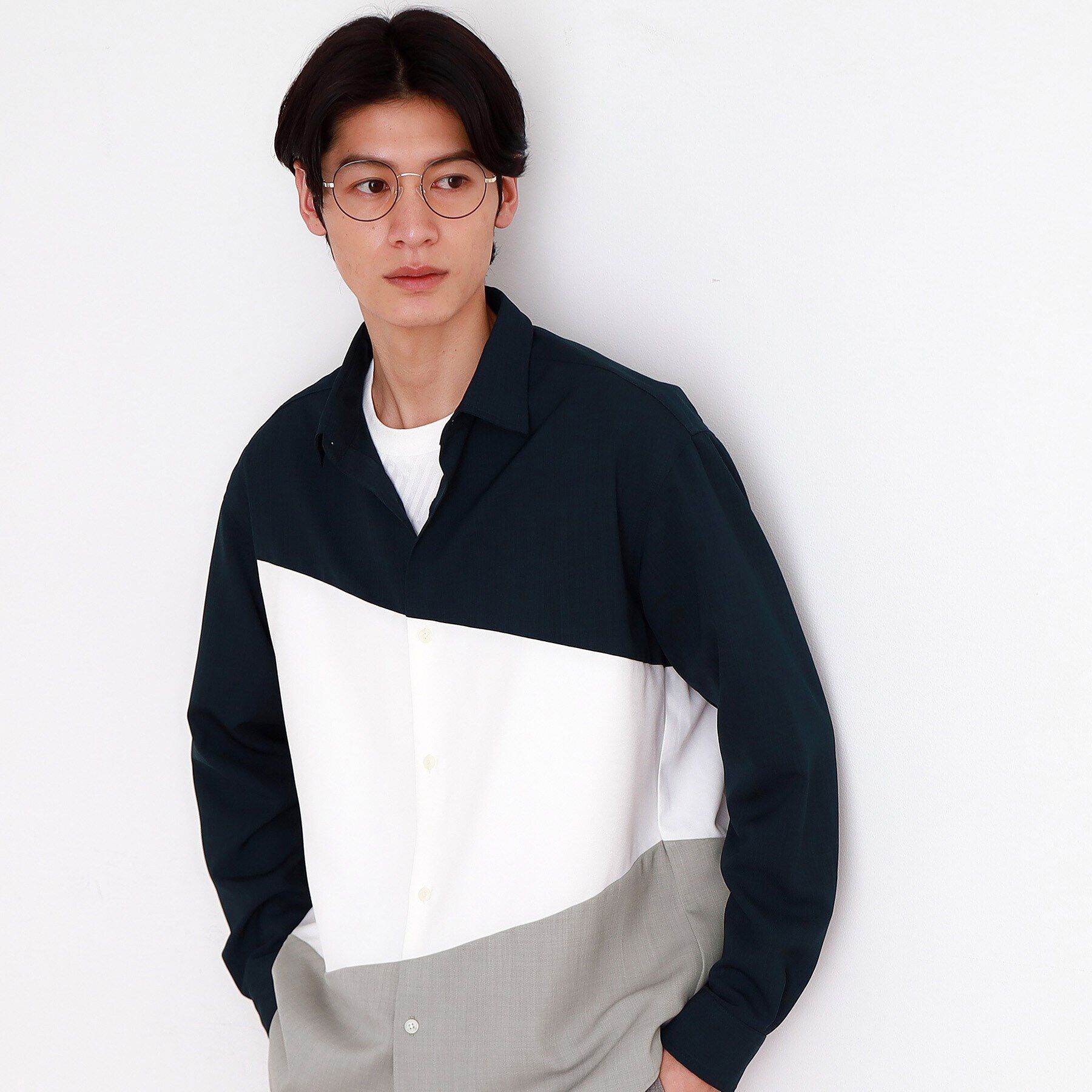 THE SHOP TK「ドライタッチ長袖シャツ」|シャツ・ブラウス|