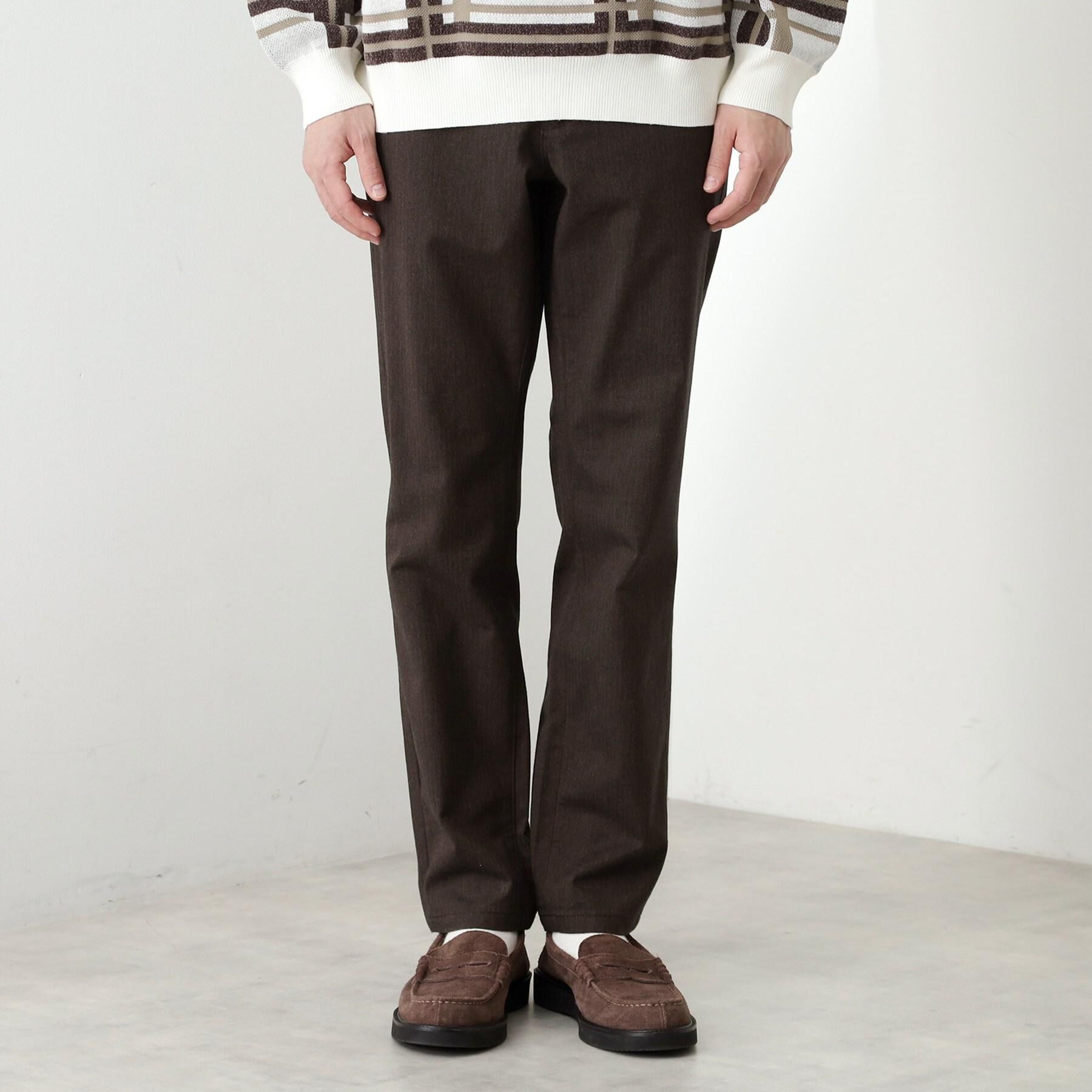 THE SHOP TK「7DAYSヘリンボンパンツ WARM【裏起毛/ストレッチ/洗濯機OK】」|その他|