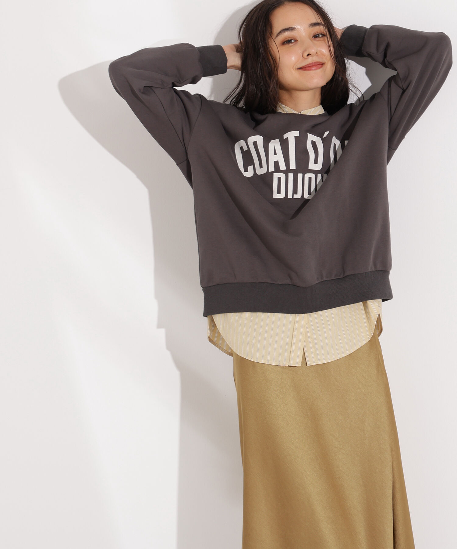  「レタリングオーバースウェット」|Tシャツ・カットソー|