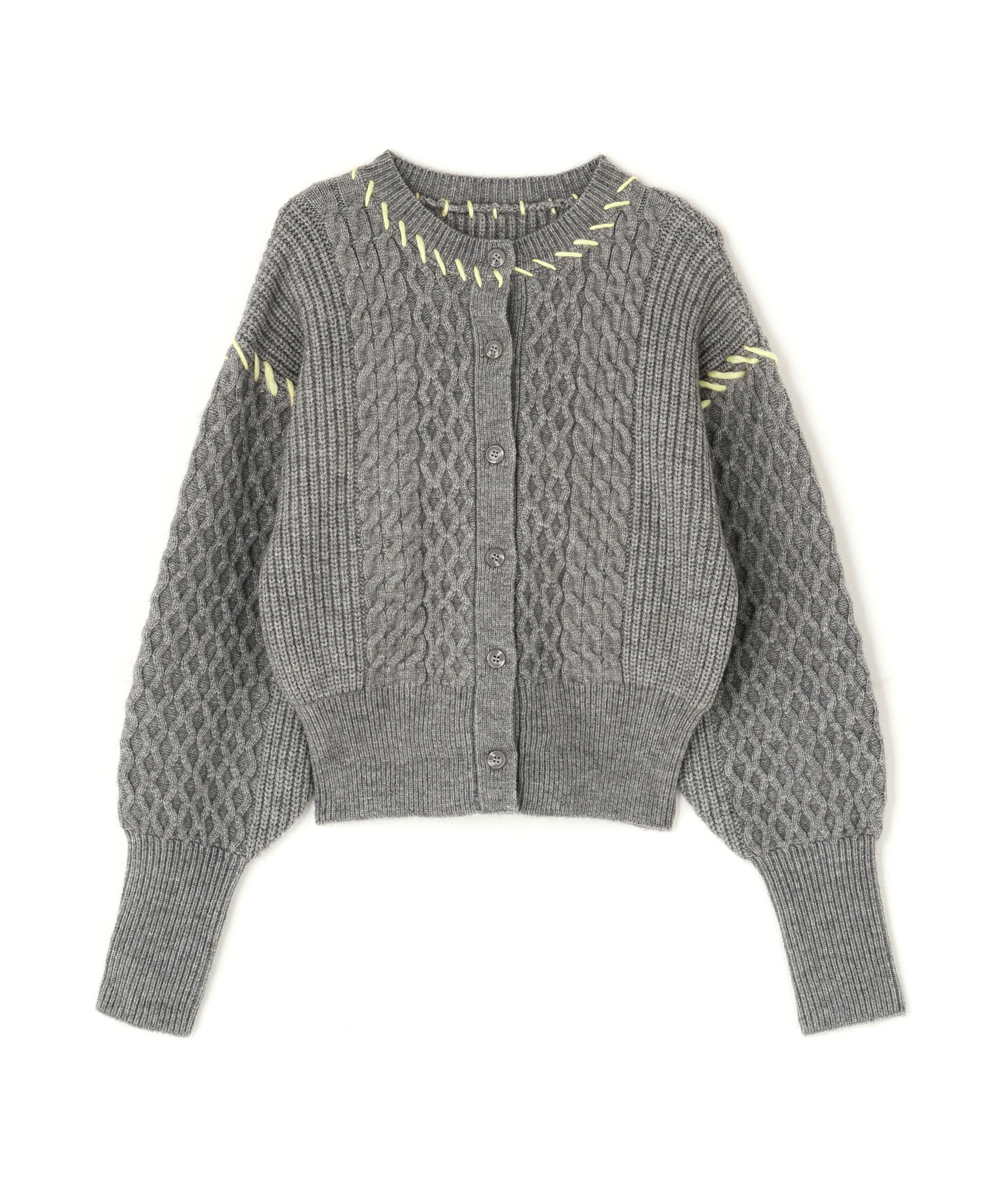  「ケーブルステッチカーディガン」|ニット・セーター|