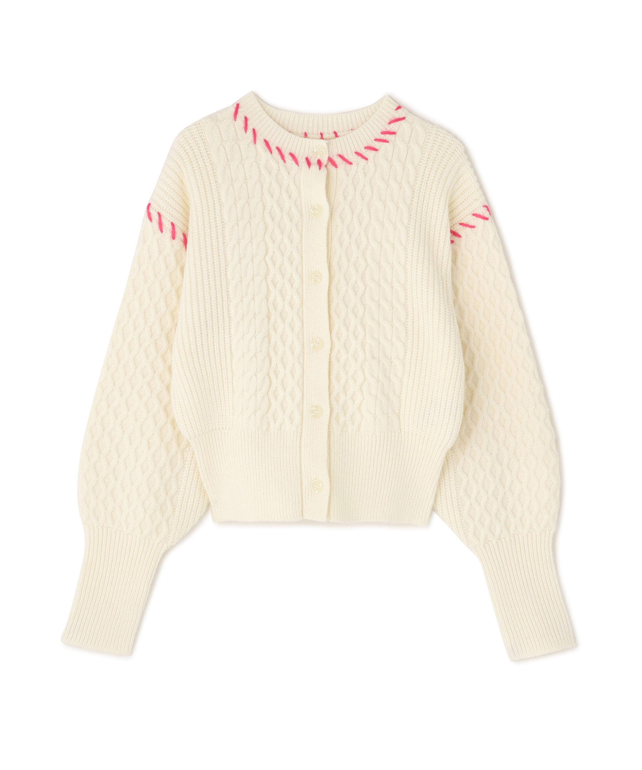  「ケーブルステッチカーディガン」|ニット・セーター|