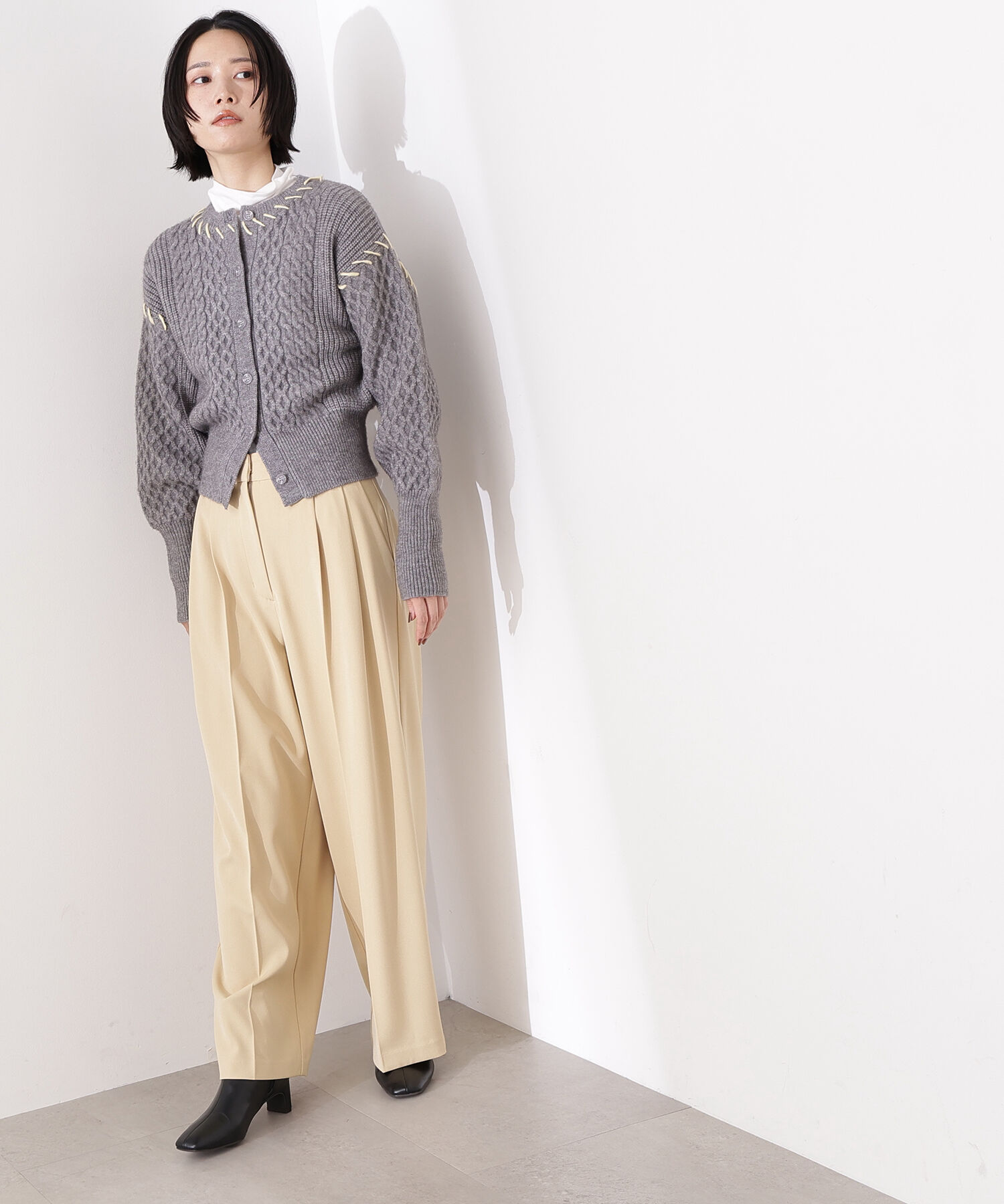  「ツータックワイドパンツ」|その他|