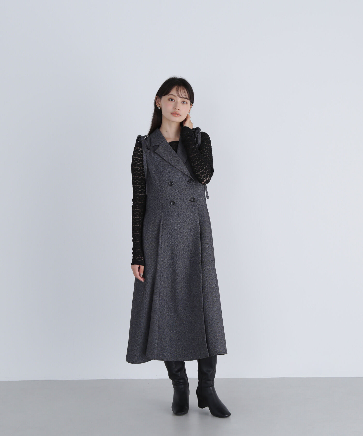  「ストレッチレーストップス」|Tシャツ・カットソー|