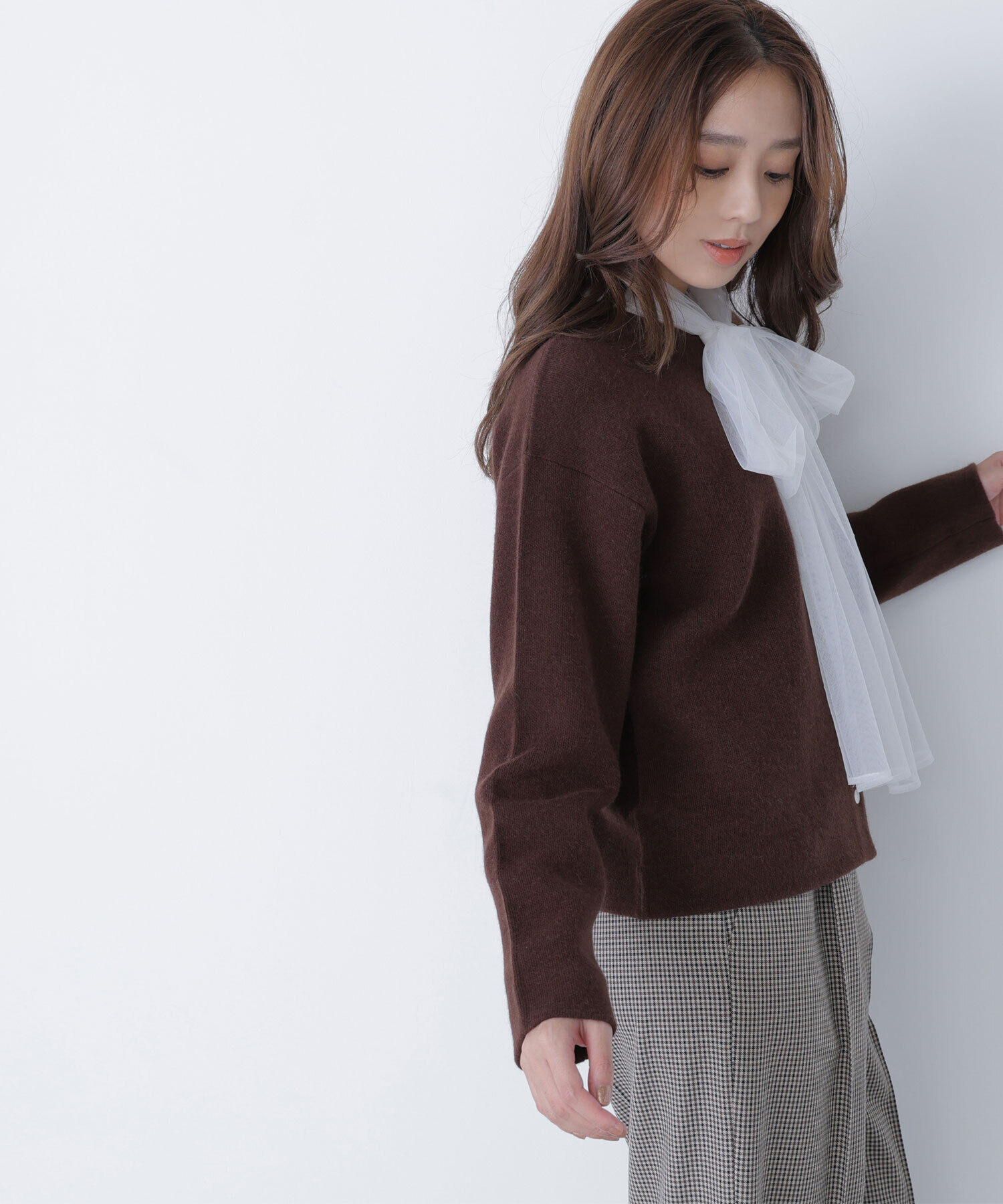  「FOX接結ニットジャケット」|ニット・セーター|