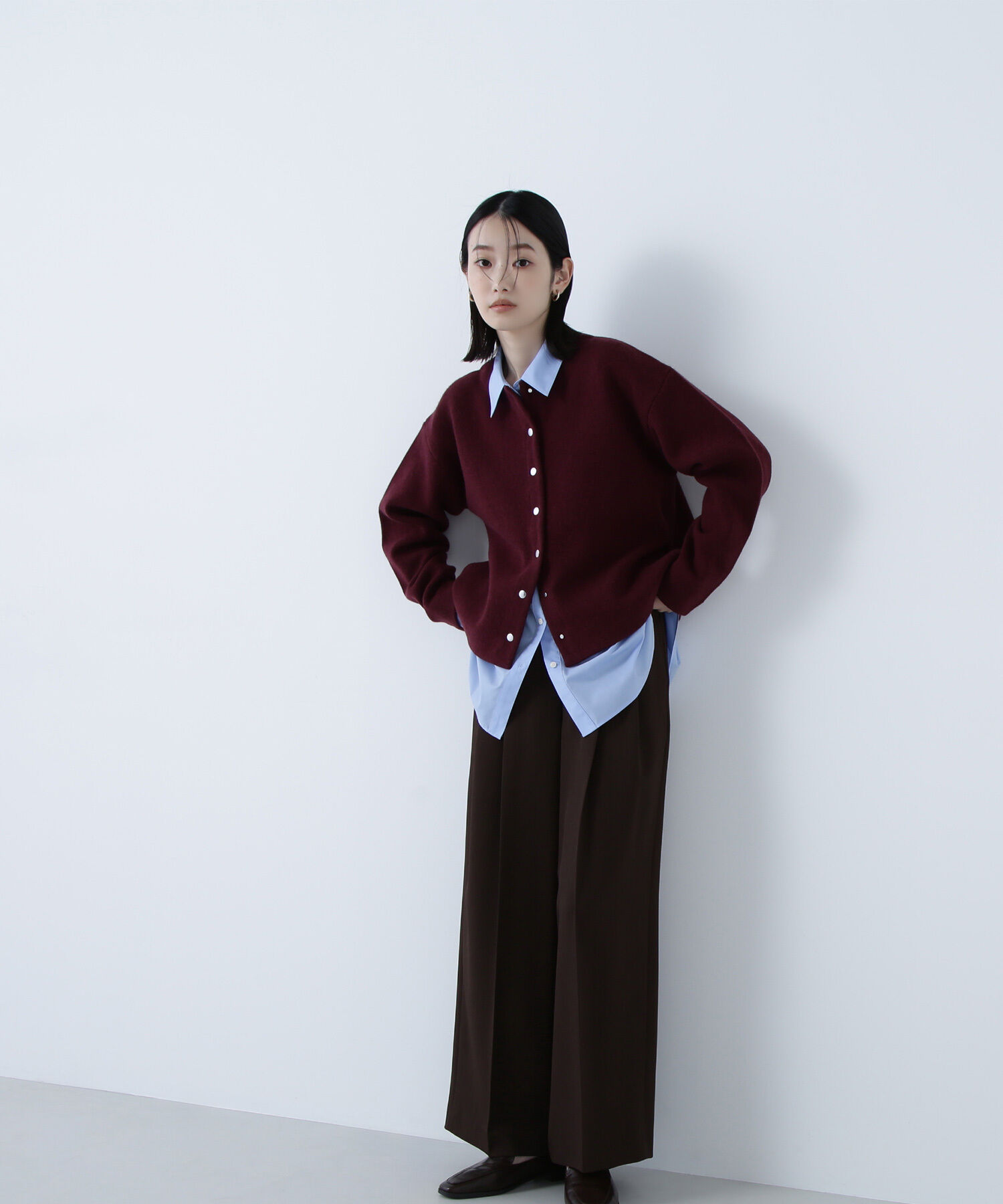  「FOX接結ニットジャケット」|ニット・セーター|