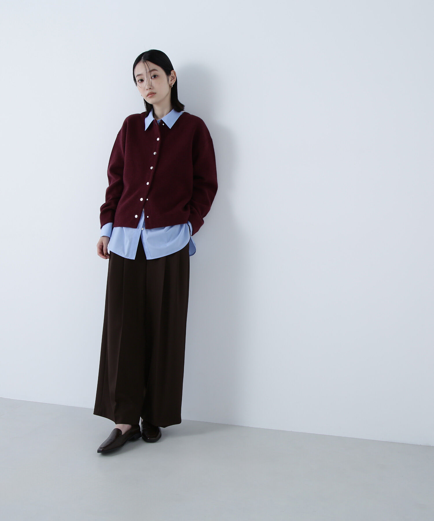  「FOX接結ニットジャケット」|ニット・セーター|