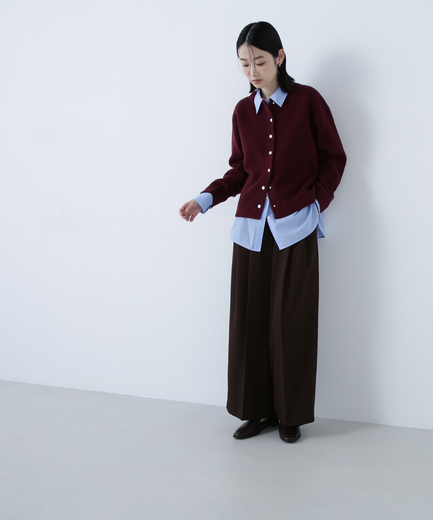  「FOX接結ニットジャケット」|ニット・セーター|