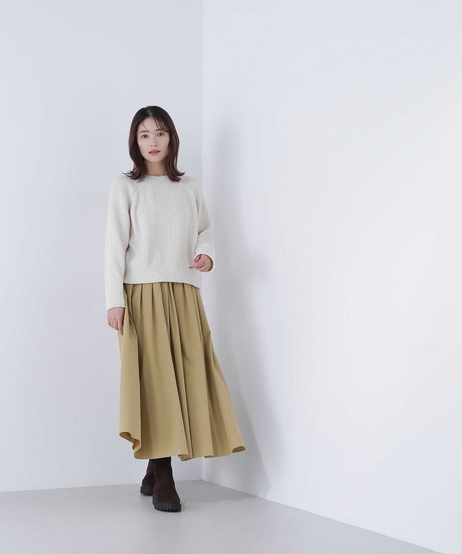  「スパンコールモールニット」|ニット・セーター|