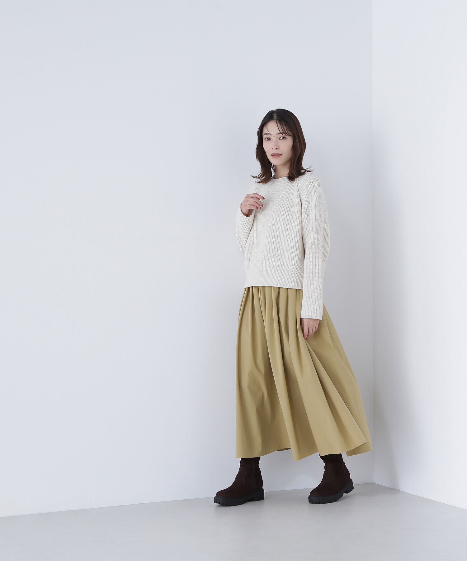  「スパンコールモールニット」|ニット・セーター|