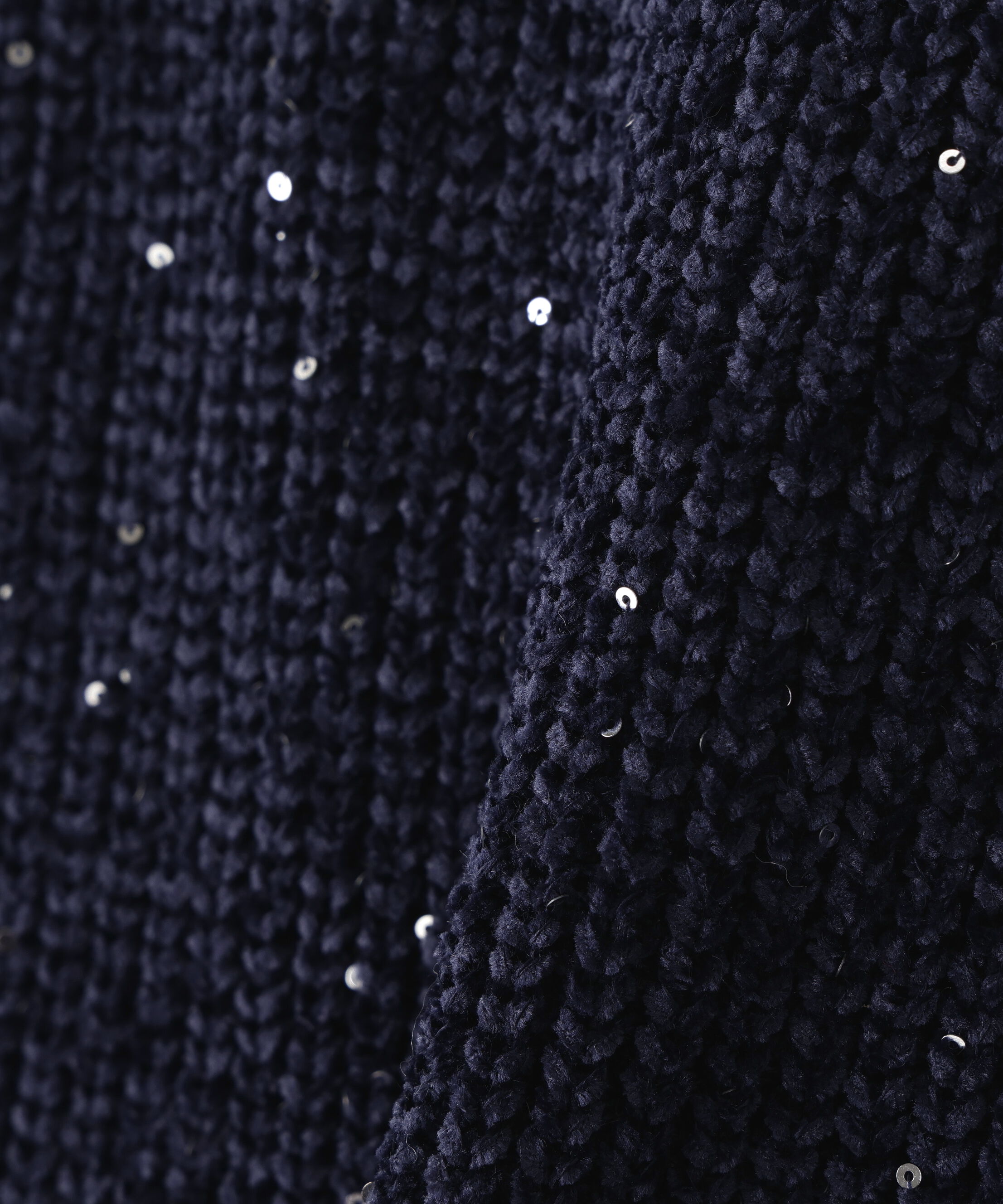  「スパンコールモールニット」|ニット・セーター|